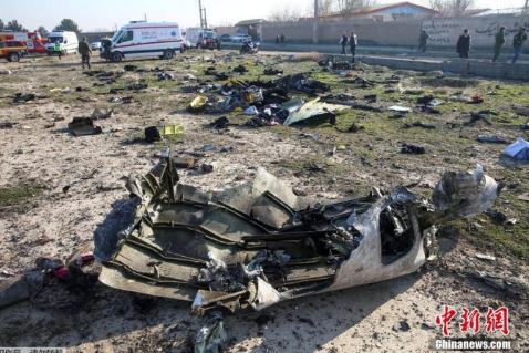 乌克兰坠毁飞机飞行数据记录器解码工作将在伊朗进行