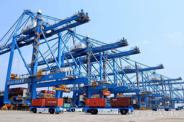 天津港首次实现码头作业全流程无人化