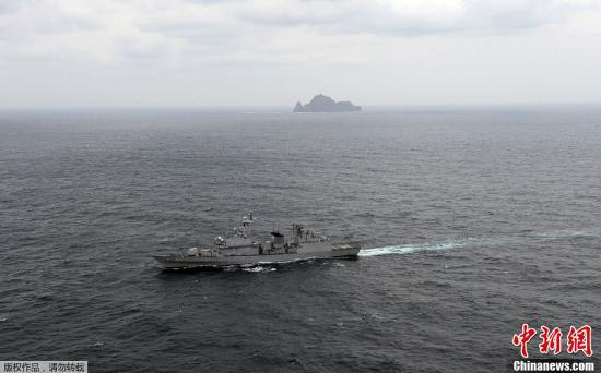 日本抗议韩国对争议岛屿进行海洋调查